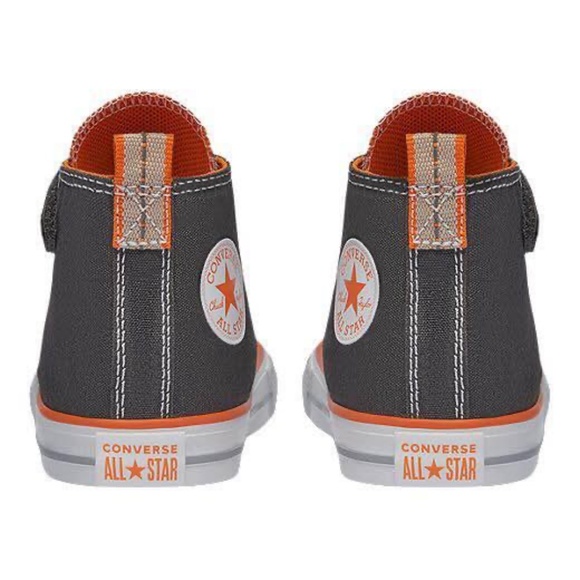 BRAND NEW boy toddler converse chuck Taylor all star hi velcro shoes size 9 - Picture 6 of 9